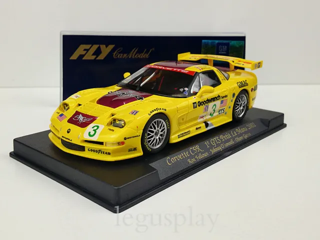 Slot car SCX Scalextric Fly 88025 Corvette C5R 1º GTS Petit Le Mans 2002 - A129