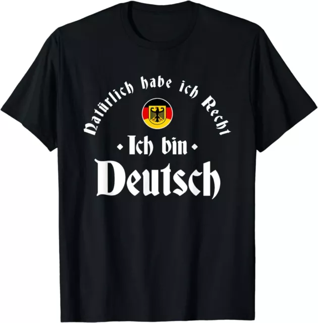 NEW LIMITED Ich Bin Deutsch Funny Germany Roots German Heritage T-Shirt