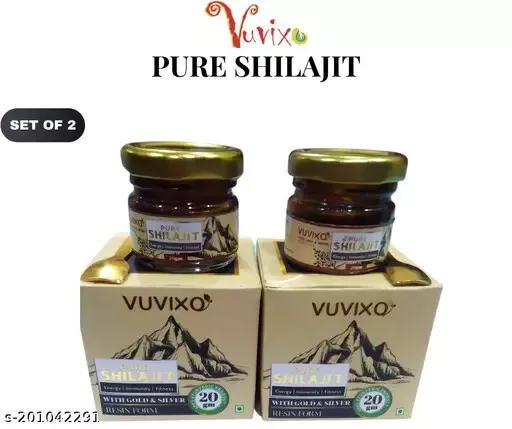 Paquete de 2 resina Vuvixo Shilajit 20 gm 2