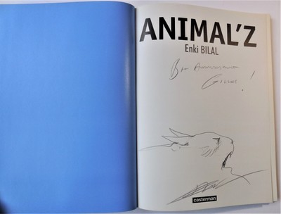 BILAL « ANIMAL'Z » grand format + dessin-dédicace, EO/Neuf EUR 299,99