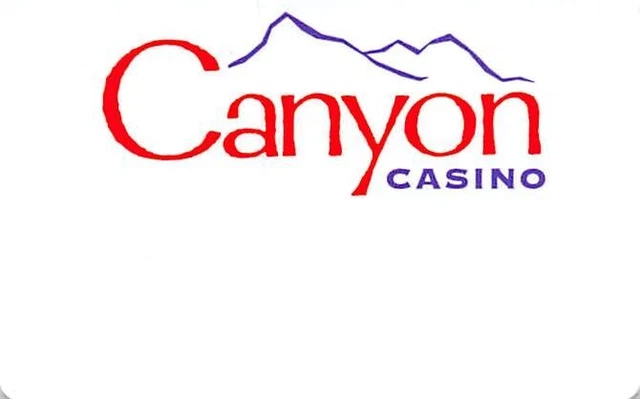 Canyon Casino - Black Hawk, CO - Rare Special Issue Slot Card (blank reverse)