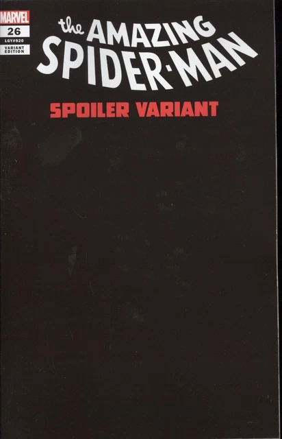 Amazing Spider-Man #26 Gary Frank Spoiler Variant Vf/Nm Marvel Hohc 2023