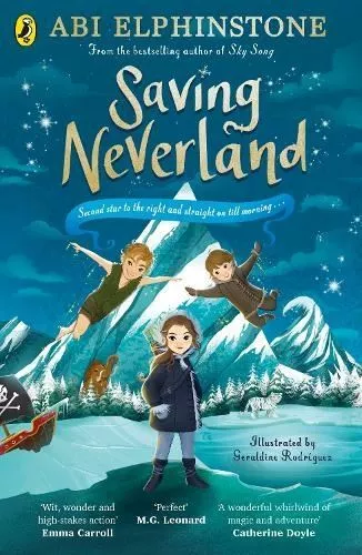 Signed Book - Saving Neverland by Abi Elphinstone First Edition 1st Print