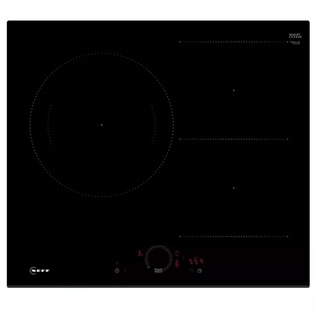neff table de cuisson induction 60cm 3 feux 7400w noir T56FHL1L0