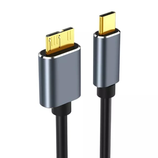 USB3.0 Type-C to Micro-B Hard Disk Data Cable Super Fast 5Gbps 625MB/S