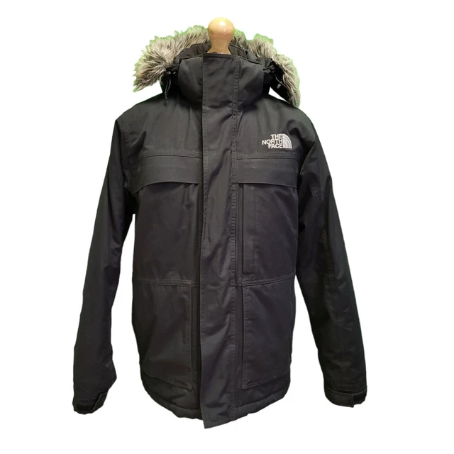 NN557 Men's The North Face Hyvent Black Zipped Hooded Jacket Uk S EU 46