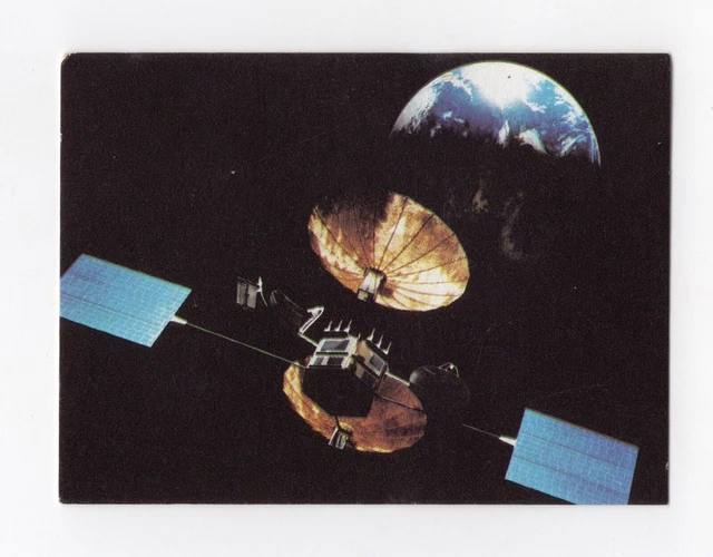 Sanitarium Australia Space card #19 - A tracking satellite