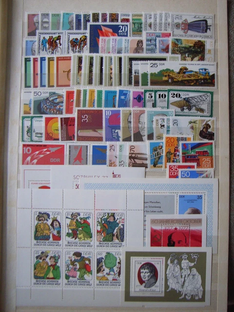 Briefmarken DDR Jahrgang 1987 Komplett, Postfrisch – Sammlersatz Aus Der DDR