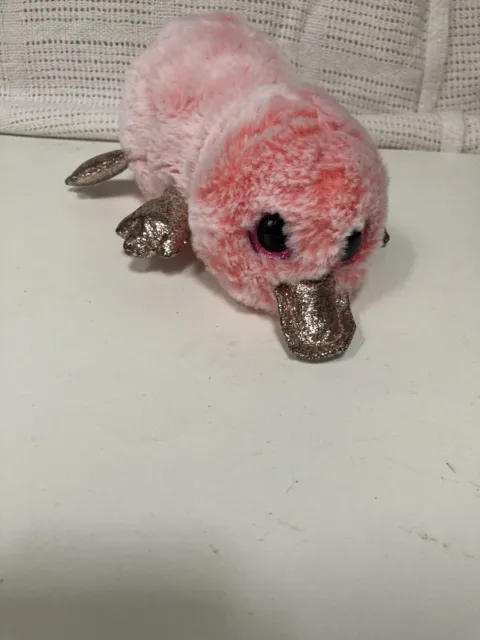 TY Beanie Boos big eyes 6” Wilma the platypus cute  Plush soft toy