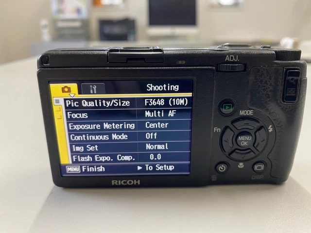 READ [EXC+4] Ricoh GR Digital II 10.1MP Black Camera From JAPAN #423 10