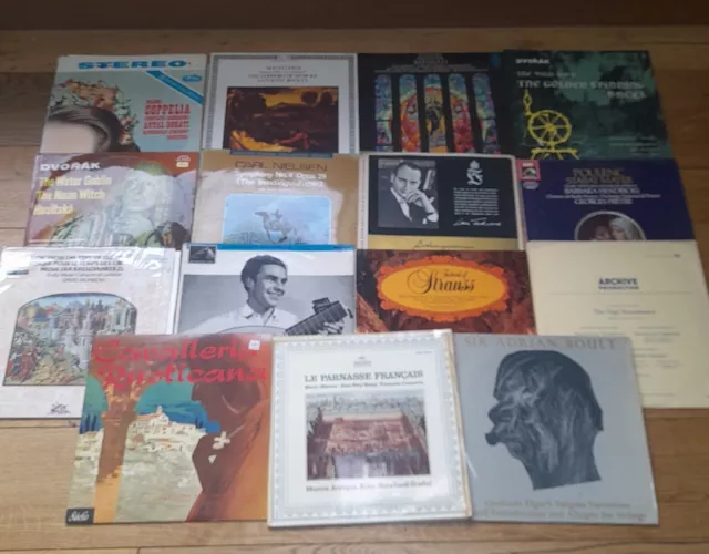 Job lot of 15 x Classical 12" Vinyl Lps - Lot 2