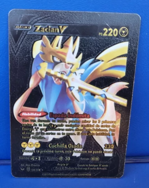 Pokemon Card ZACIAN 138/202 Ultra Rare V Sword & Shield 1 EB01 EN NEW