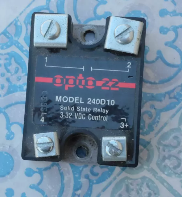 Opto 22 Solid State Relay Modèle 240D10 Solid State Relais - 3-32VDC 2