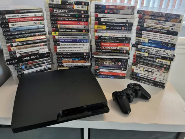 Prefix Ps3 Sony Playstation 3 Super Slim 500 Gb Used Console Game