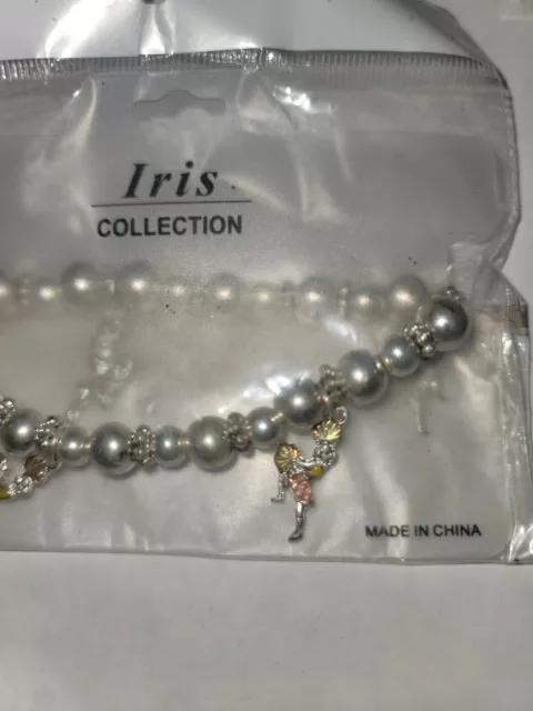 Iris Collection  Bracelet with cheerleader charms 3