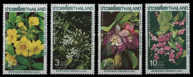 Thailand 1985 - Mi-Nr. 1137-1140 ** - MNH - Blumen / Flowers