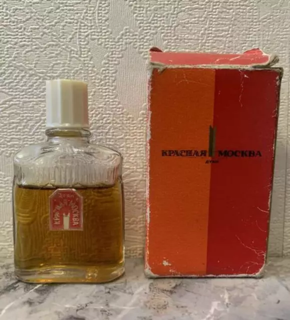 Vintage Perfume RED MOSCOW Soviet KRASNAJA MOSKVA USSR Novaya Zarya