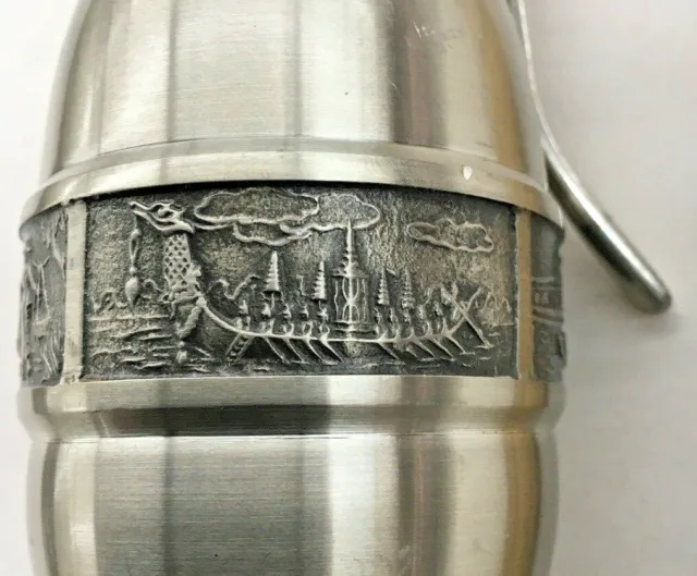 Stainless Steel Bud Vase With Engravings 3