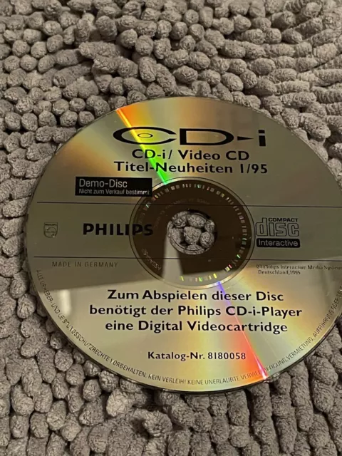 Philips CD-i / CD vidéo disque de démonstration 1/95 plus flyer - très rare 3