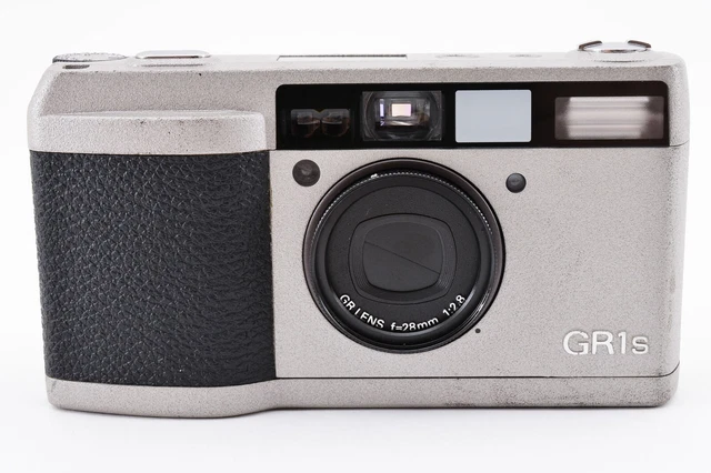 Ricoh GR1s Point & Shoot 35mm Film Camera silver working from Japan [excellent]