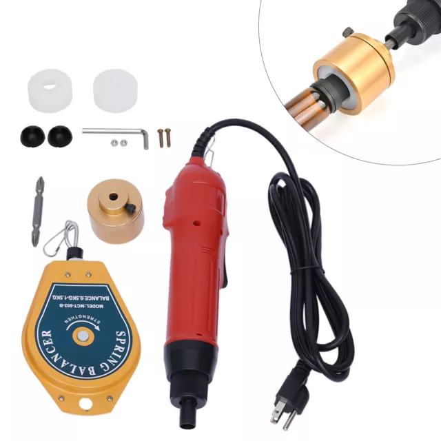 110V Electric Capping Machine Handle Manual Bottle Cap 10-30 mm Sealer Tool USA