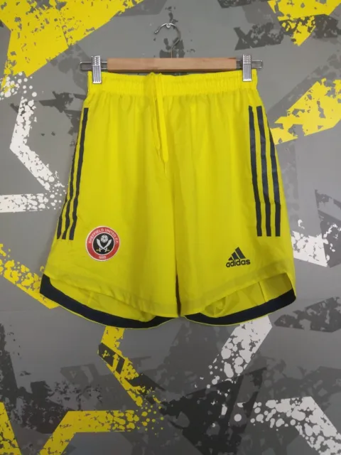 Sheffield United Goalkeeper Football Shorts Adidas Mens Size M ig93