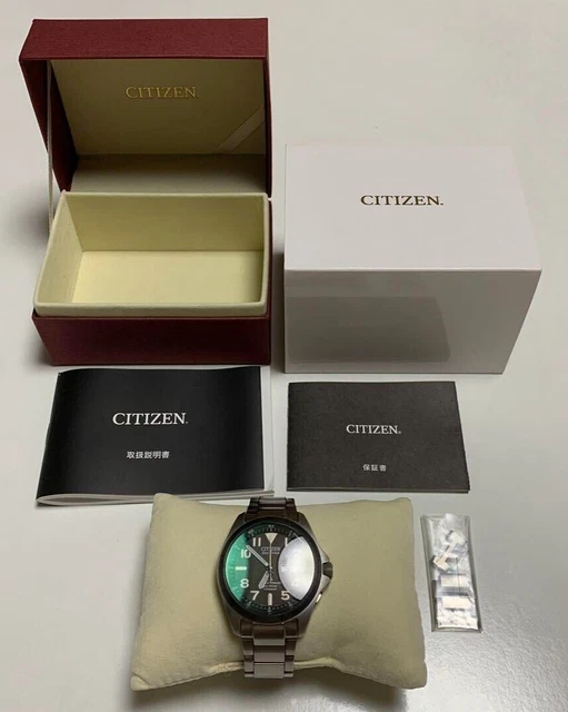 BATTERY DEAD CITIZEN Promaster Land PMD562952 EcoDrive Titanium Men's