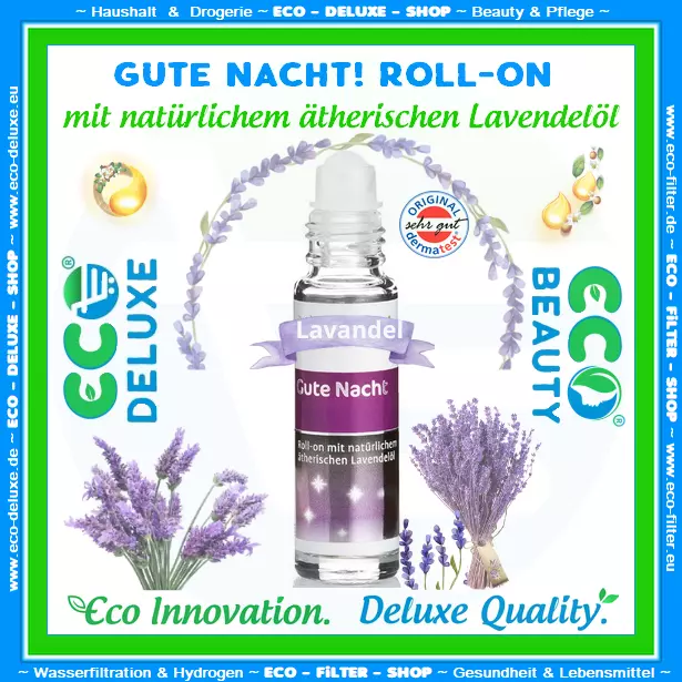 Roll-on mit natürlichem ätherischen Lavendelöl 🌺 Gute Nacht! 😴  SALE % 👍