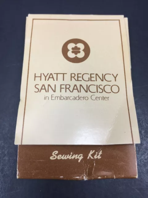 Vintage Hyatt Regency San Francisco California CA Hotel Room Sewing Kit