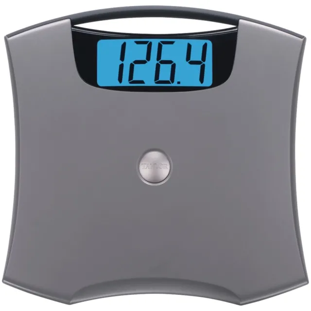 Taylor Precision Products 74054102 Jumbo 440 lb. Capacity Silver Bathroom Scale
