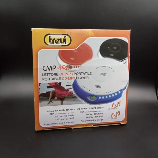 Baladeur lecteur portable CD/MP3 ESP - Trevi CMP 498 - Neuf !