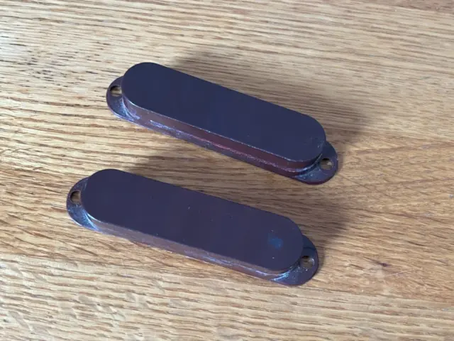 1960s Fender brown pickup covers Mustang Duo Sonic Musicmaster