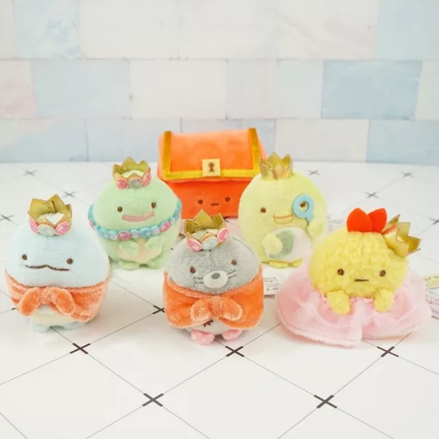 Japan Cute Kawaii Soft Toy San-X Sumikko Gurashi Mini Plush 6 piece set