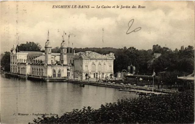 CPA  Enghien-les-Bains - Le Casino et le Jardin de Roses   (290674)
