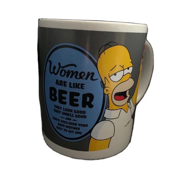 Mug Collector 2014 The Simpsons - Homer 'Women Are Like BEER', Vintage, Très Bon état