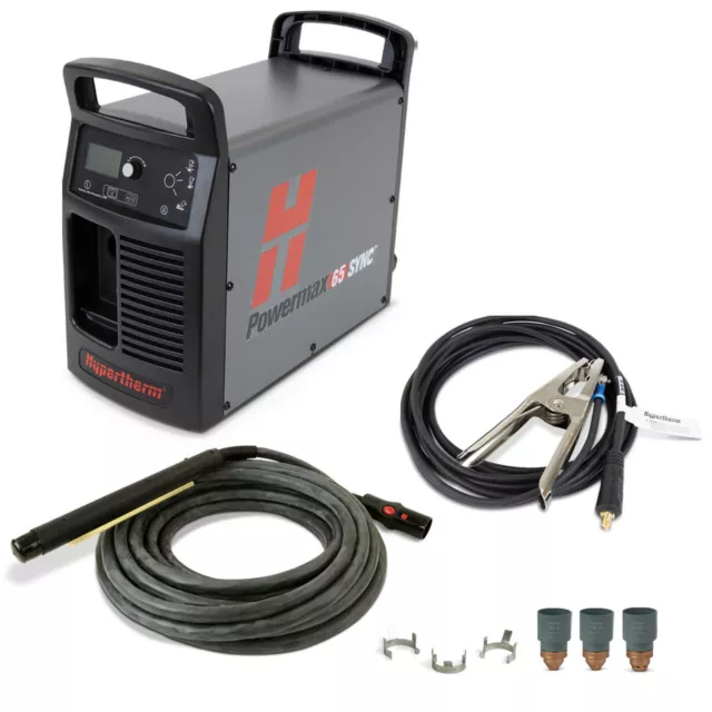 Hypertherm Powermax 65 SYNC Plasma Cutter w/ CPC Port, 25' Machine Torch 083349