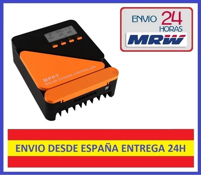 Regulador De Carga Solar 12/24V 10A – Protege Tu Batería (Modelo Genérico BD11702)