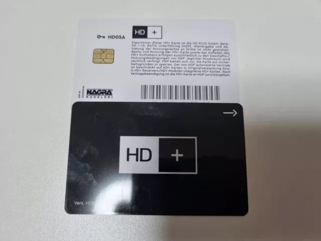 HD Plus Karte HD+ Karte 6 Monate - nicht aktiviert - NEU HD04A .