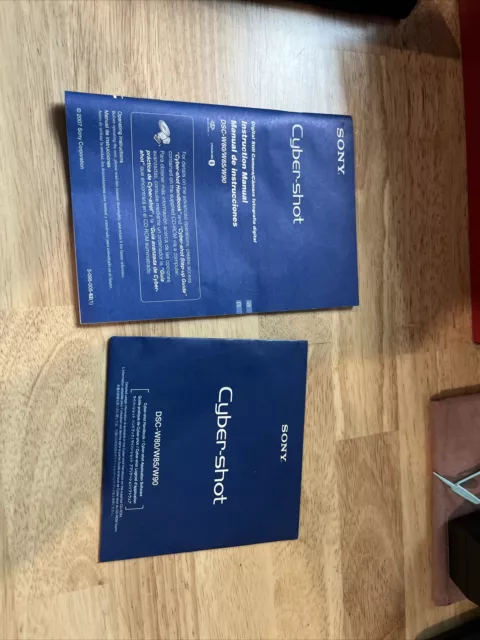 CD y manual de Sony Cyber-shot