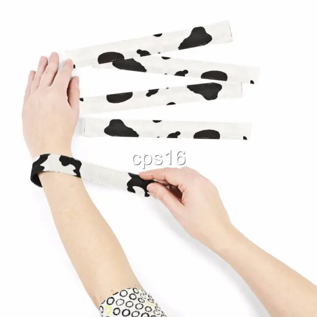 Cow Print Slap Bracelets12 PACKFarm Animal Party Treat