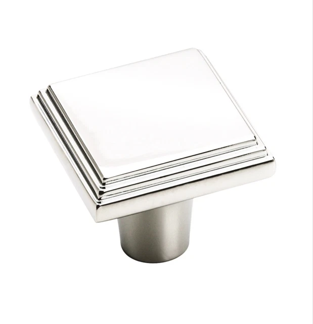 Amerock (lot Of 16) BP2611726 Manor Knob 1-1/16” In Polished Chrome