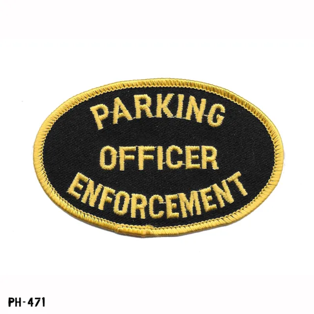 Police Security "PARKING ENFORCEMENT OFFICER" Shoulder Patch ~ NOS Gemsco USA
