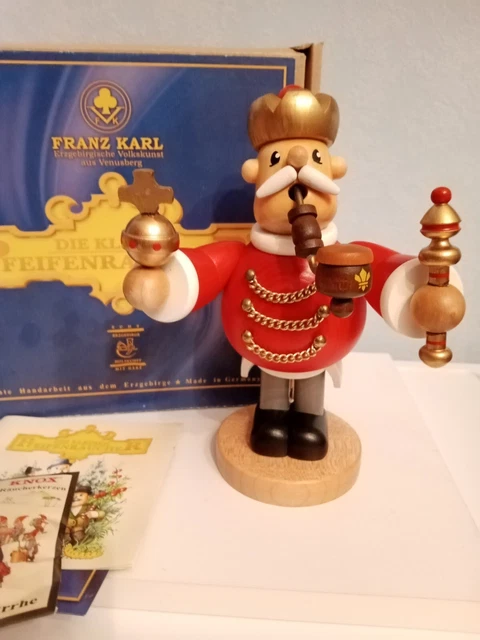 Räuchermann König, Pfeifenraucher Franz Karl, Erzgebirge