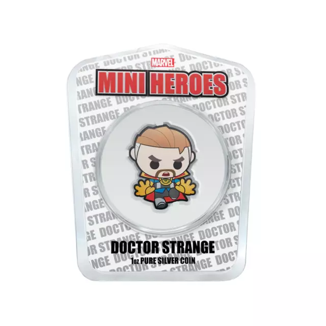 Marvel Mini Heroes: Dr. Strange - 2021 Fiji 1 oz. Pure Silver Coin