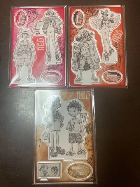 SHUEISHA ONE PIECE FILM RED Acrylic stand Luffy Uta Eiichiro Oda Set of