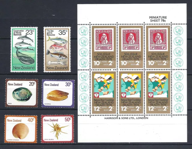 Neuseeland - postfrische Marken aus 1978