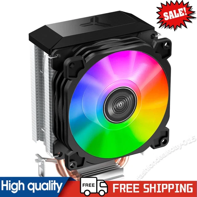 CR1200E CPU COOLER 2 Heat Pipe Tower RGB 3Pin Cooling Fans Heatsink ...