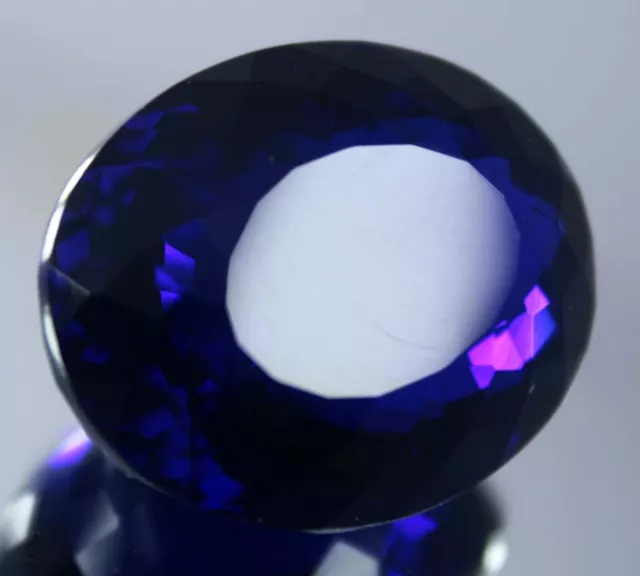 CERTIFIED 55 Ct Natural Deep Blue Tanzania OF Tanzanite Oval Cut Loose Gemstone