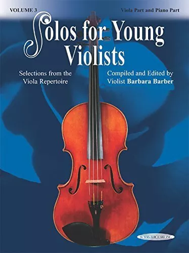 Solos for Young Violists, Vol 3: Selections from the Viola Repertoire, Barber, B