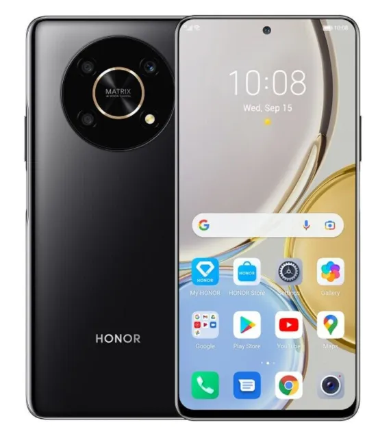Honor 90 Lite 5G Midnight Black 256GB + 8GB Dual-Sim Unlocked GSM NEW